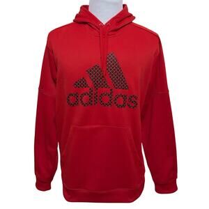 Adidas NWT Red Performance Pullover Hoodie Men XL